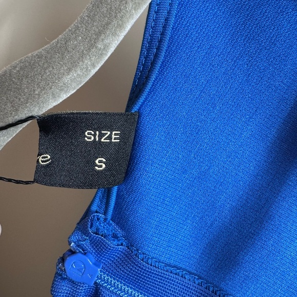 NWT Vfshow Women's Solid Blue 3/4 Sleeve Mermaid Bodycon Dress Size Small - Picture 10 of 15